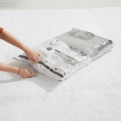 Clear Plastic Jumbo Vacuum Storage Bags for Bedding and Clothing