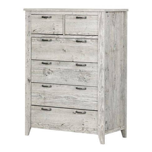 Lionel 6 Drawer Lingerie Chest Natural White South Shore Target