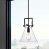 Newton Cone - 1 Light Stem Hung Pendant In Industrial Style-13.63 Inches Tall and 10 Inches Wide - 2 of 2