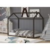 Home Design Perry Twin Solid Wood Canopy Bed - 2 of 3