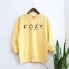 Simply Sage Market S.W.Smiley Cozy Outline Garment Dyed Sweatshirt - 3 of 4