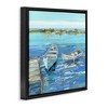 Stupell Industries Serene Rowboats at Dock, 18" x 18" - 3 of 4