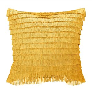 20"x20" Oversize Gatsby Fringe Square Throw Pillow - Edie@Home - 1 of 4