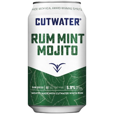 Cutwater Rum Mint Mojito Cocktail - 4pk/355ml Cans