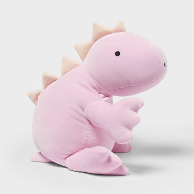 Детские мягкие игрушки Pillowfort Dinosaur Weighted Plush Kids' Throw Pillow Purple — фото 4