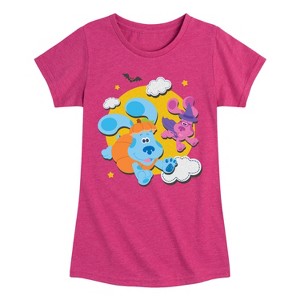 Girls' - Blue's Clues & You! - Full Moon Fitted Short Sleeve Graphic T-Shirt - 1 of 4