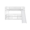 YOOCOZZ Twin over Twin Floor Bunk Bed with Slide and Ladder - 4 of 4