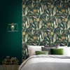 Glasshouse Green Birds Tropical Paste the Wall Wallpaper - 2 of 4