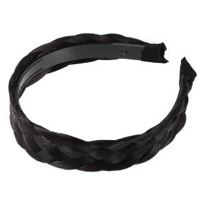 Unique Bargains Women's Synthetic Hair Braided Headband 1 Pc - 1 of 4