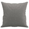 vidaXL Throw Pillows 2 pcs Dark Gray 15.7 in.x15.7 in. Fabric - 4 of 4