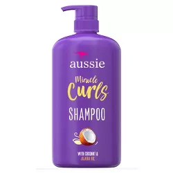 Aussie Miracle Curls with Coconut and Jojoba Oil and Paraben Free Shampoo - 30.4 fl oz