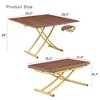 Lift Coffee Table Center Table Dining Table Multifunctional Office Table Dressing Table Reading Desk Accent Table with Adjustable Height - ModernLuxe - 4 of 4