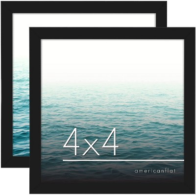 Picture Frame with Shatter Resistant Glass Horizontal and Vertical Formats for Wall and Tabletop