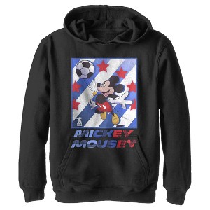 Boy's Disney Mickey Mouse Soccer Star Pull Over Hoodie - 1 of 4