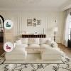 SeaCamel 108" Cloud Sectional Couch with L-Shape Chaise, Left-right interchangeable,Modern Modular Sofa with Deep Seat, Upholstered Couches - 3 of 4