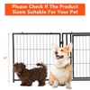 Large Dog Crate,48" L x 24" H,Metal Dog Crate, Dog Kennel, Large Dog Kennel for Small Medium Large Dogs, Puppy Dog Playpen, Pet Cage, Pet Playpen - 2 of 4