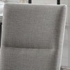 Padded Side Chair (Set of 2) with Upholstered Camel Linen Fabric ¨C Hardwood Construction for Living Room - 4 of 4