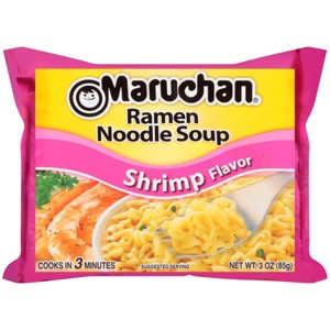 Maruchan Shrimp Ramen Noodle Soup - 3oz - 1 of 3