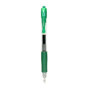 Pilot G2 Retractable Gel Roller Pen Green Extra Fine Pack of 12 58400-PK12