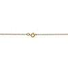 Black Bow Jewelry 0.5mm, 14k Yellow Gold, Cable Rope Chain Necklace - 4 of 4