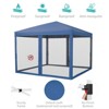 Pop Up Canopy Tent, Portable Easy Up Outdoor Screen Shelter with Mosquito Netting, Patented One Push Immediate Sun Shade with Wheeled Bag - 3 of 4