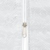 vidaXL White Party Tent Sidewalls with Zipper, 2 pcs, PE Material, UV and Water-Resistant, Easy Hook and Loop Fasteners Installation - 4 of 4