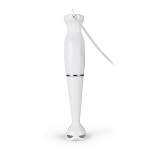 COMMERCIAL CHEF Immersion Multi-Purpose Hand Blender with 2 Speeds 300W, White