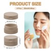 Unique Bargains Silicone Cream Leakproof Travel Decorative Jars 0.68oz 4 Pcs - 2 of 4