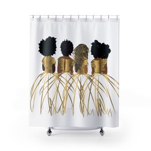 Pardon My Fro Shower Curtain - 1 of 4
