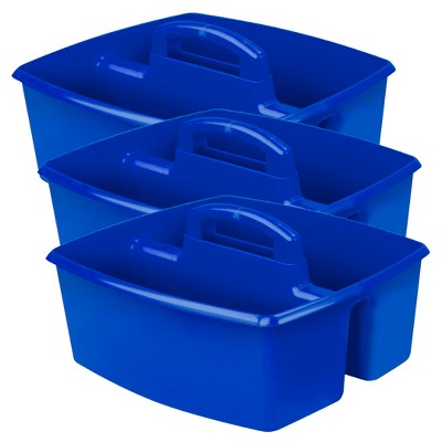 Storex Small Cubby Bin, Red, 5-Pack