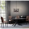 Chloe Lighting Alina Farmhouse 5 Light Oil Rubbed Bronze Finish Ceiling Pendant 21" Wide - 3 of 4