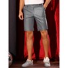 Lars Amadeus Men's Hip Hop Party Disco Faux Leather Shorts - 2 of 4