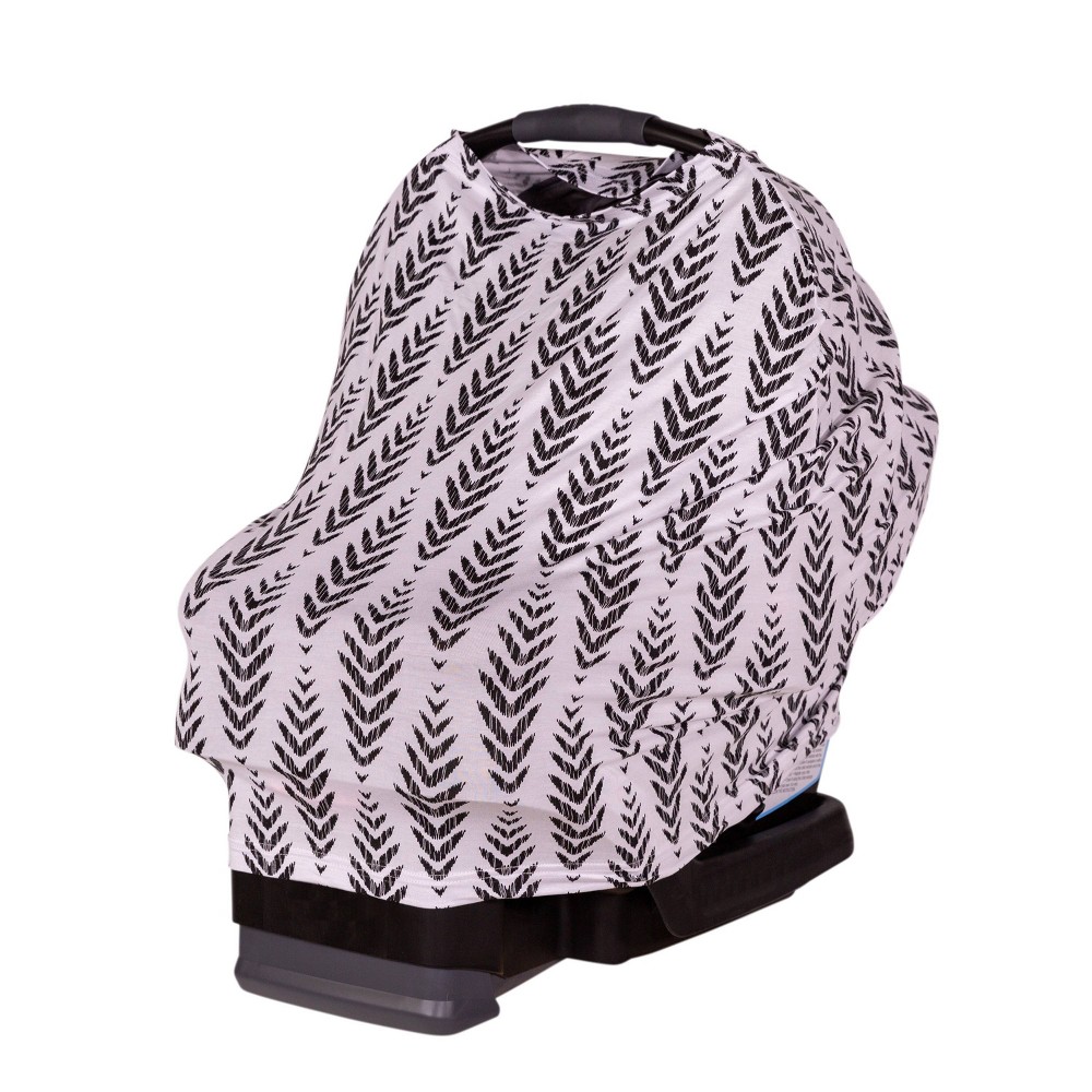 Photos - Car Seat Accessory J.L. Childress 4-in-1 Multi-Use Cover Black Feathers