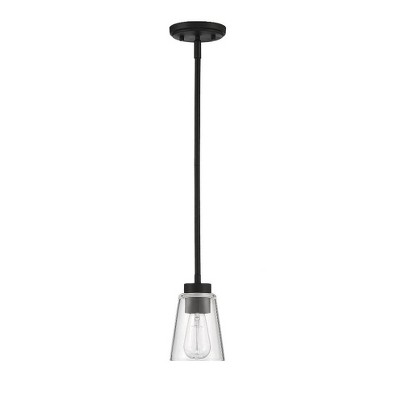 Savoy House Calhoun 1 - Light Pendant in  Matte Black