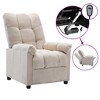 vidaXL Recliner Chair, Leisure Lounge Recliner for Home Theater Cinema, Adjustable Versatile Sleeper Chair for Living Room - 2 of 4