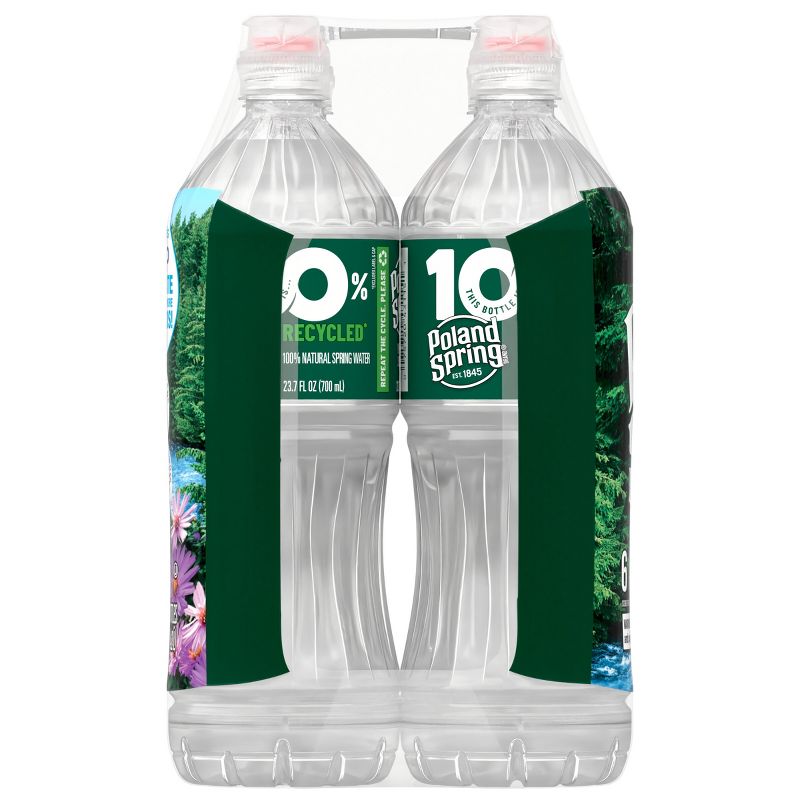 Poland Spring Brand 100% Natural Spring Water - 6pk/23.7 fl oz Sport Cap Bottles, 5 of 9