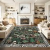 Jungle Rug Washable Animal Living Room Carpet, Non-Slip Non-Shedding Modern Floor Mat - 2 of 4