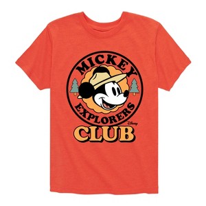 Boys' - Disney - Little Explorers Club Short Sleeve Graphic T-Shirt - 1 of 4