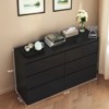 GDFStudio Tor Modern 47" Wooden Dresser with Concealed Handles and 6 Drawers - 3 of 4