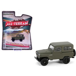 1962 Nissan Patrol Matt Olive Green "All Terrain" Series 16 1/64 Diecast Model Car by Greenlight - 1 of 3