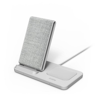 iOttie iON Wireless Duo Charging Stand & Pad for iPhones and Androids - Gray
