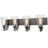 Millennium Lighting Natalie 4 - Light Vanity in  Modern Gold - 3 of 4