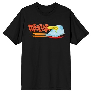 DC Comics League of Super Pets Merton the Turtle Black Graphic Tee - 1 of 2