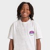Boys' Pokémon Legendary Lunala and Solgaleo Oversized Short Sleeve Graphic T-Shirt - White - 2 of 4