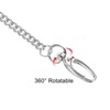 Unique Bargains Wallet Jeans Belt Handbag Metal Chains with Keyring Clasps - 3 of 4