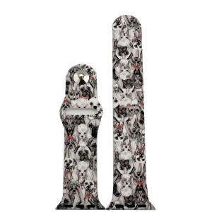 Olivia pratt printed silicone apple watch band - 1 of 4