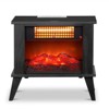 Winado 15-inch 1000-Watt Freestanding Electric Indoor Fireplace with 3D Realistic Flame - 2 of 4