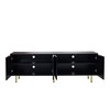 Sapphtopaz TV Stand for TVs with LED Entertainment Center Storage Cabinet with Drawer and Open Shelves TV Stands for Living Room - 4 of 4