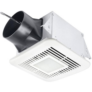Delta BreezElite Exhaust Bath Fan, ELT80-110HLED, 80/110 CFM Dual Speed with Dimmable LED Light and Humidity Sensor - 1 of 1