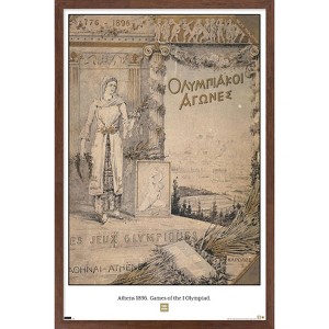 Trends International Team USA - Athens 1896. Games of the I Olympiad. Framed Wall Poster Prints - 1 of 4